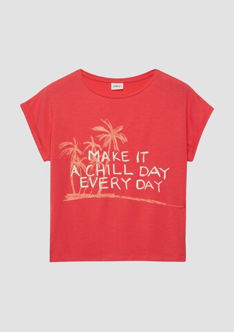 s.Oliver Shirt in Red: front