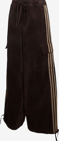 ruda ADIDAS ORIGINALS Laisvas Laisvo stiliaus kelnės: priekis