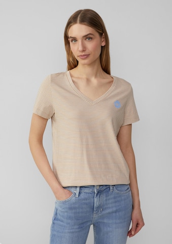 s.Oliver Shirt in Beige: voorkant
