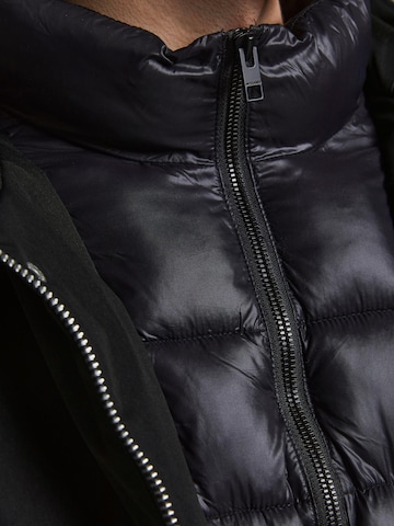 JACK & JONES Winterparka 'Terrazzo' in Zwart