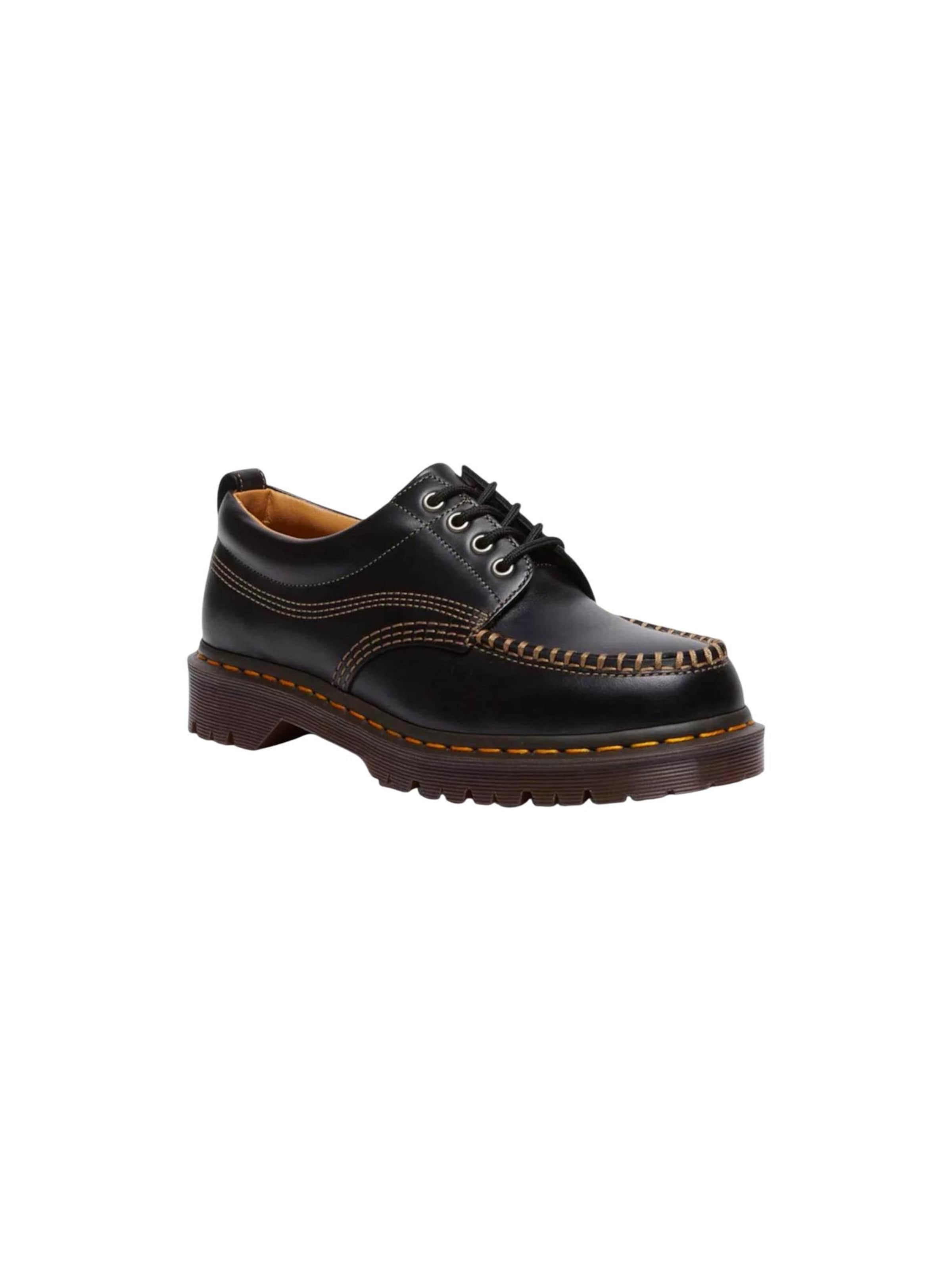 Dr. Martens - Mocasines 'Lowell Analine 31816001' en negro: frente