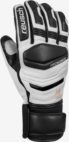 REUSCH Athletic Gloves 'Master Pro' in White: front