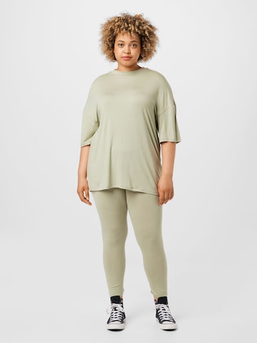 Missguided Plus Sweatsuit in Green: front