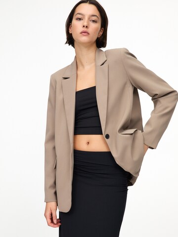 Pull&Bear Blejzer - Sivá: predná strana