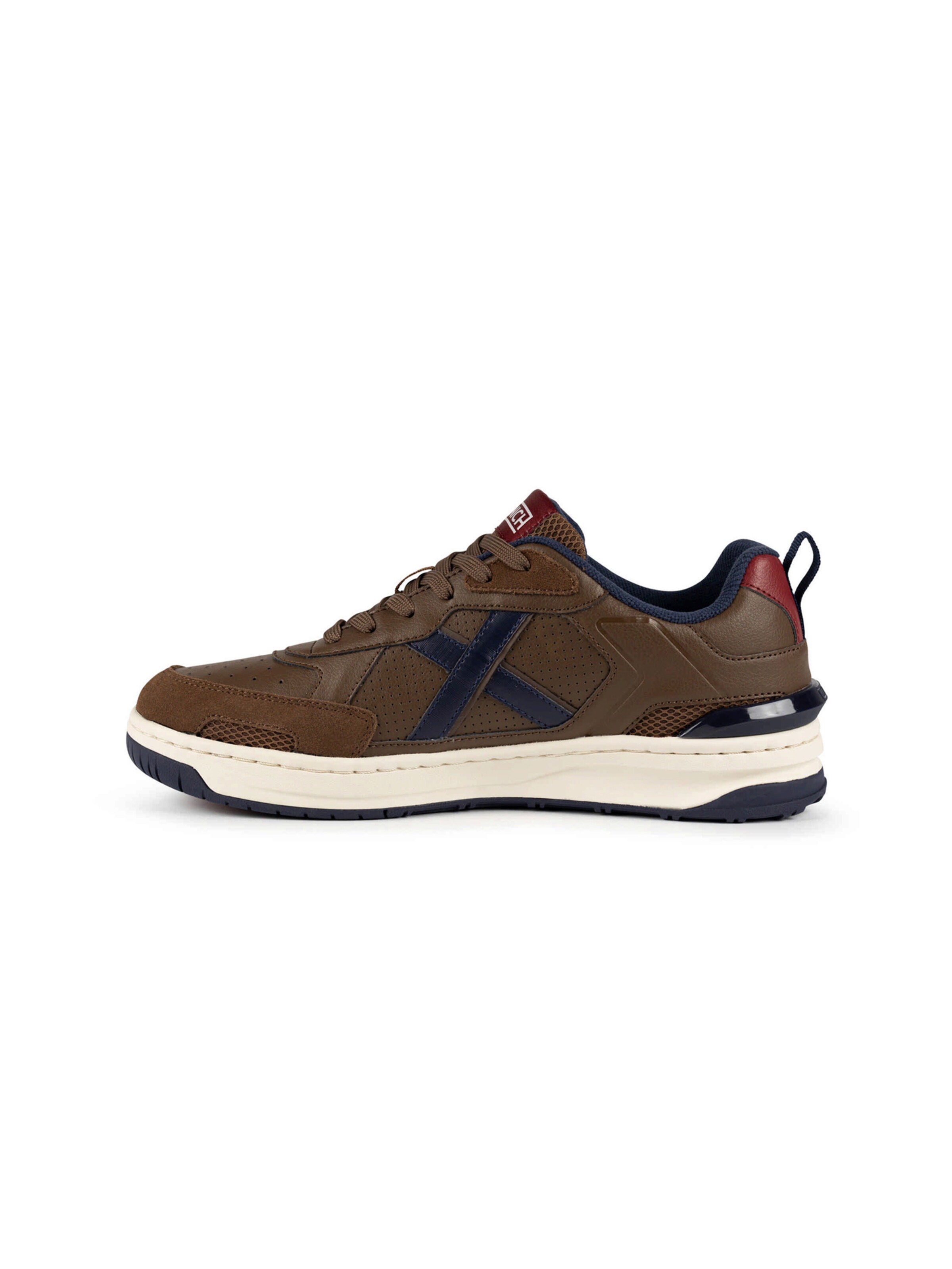 MUNICH Platform trainers 'Pivot' in Brown: front