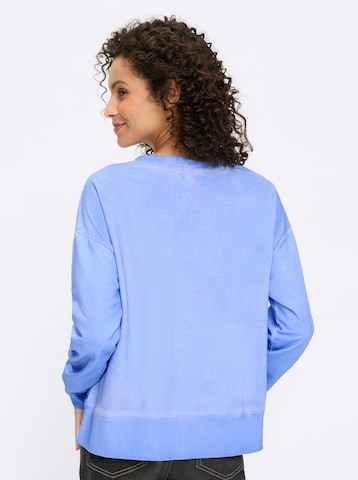 Sweat-shirt heine en bleu