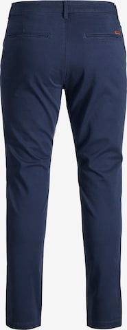 Jack & Jones Plus - Slimfit Calças chino 'Marco' em azul