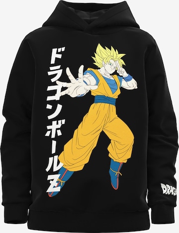 NAME IT Bluza 'DRAGON BALL' w kolorze czarny: przód