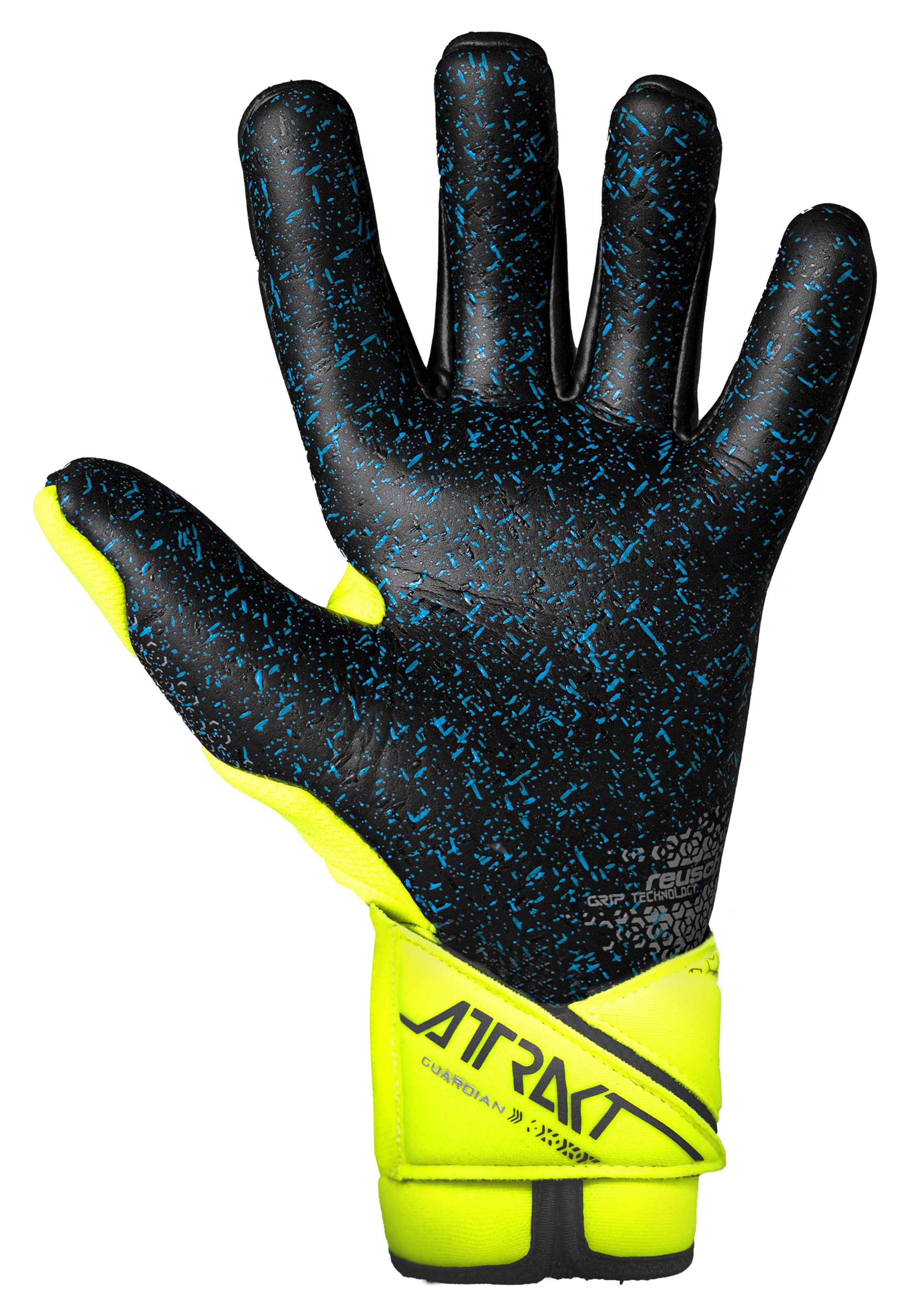 REUSCH Sports gloves 'Attrakt Fusion Guardian' in Yellow
