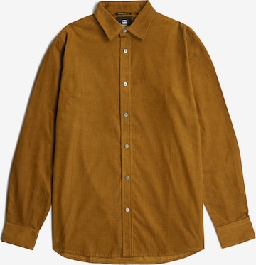 G-STAR Regular fit Overhemd 'Clean' in Bruin: voorkant