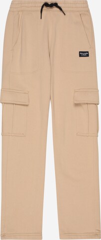 Abercrombie & Fitch Regular Byxa i beige: framsida