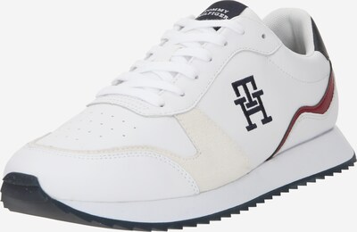 TOMMY HILFIGER Sneaker 'RUNNER EVO' in hellbeige / weinrot / schwarz / weiß, Produktansicht