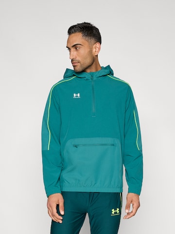 UNDER ARMOUR Αθλητικό μπουφάν 'Challenger' σε πράσινο: μπροστά
