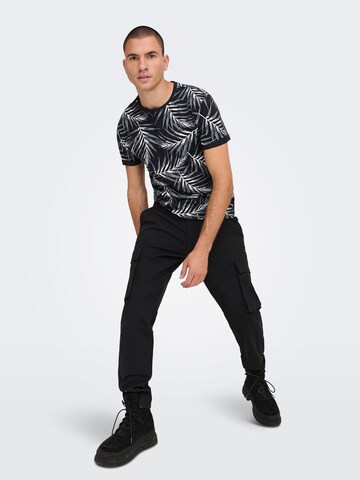 Only & Sons T-shirt 'Iason' i svart