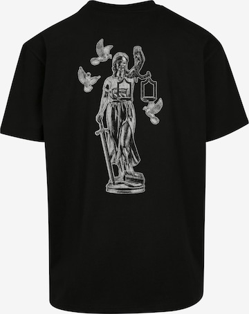 MT Upscale T-Shirt 'Justice' in Schwarz