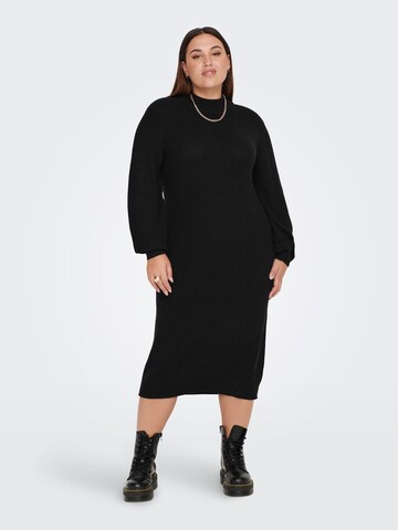 ONLY Carmakoma Knitted dress 'Lucca Esly' in Black