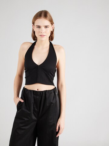 Calvin Klein Jeans Top in Zwart: voorkant