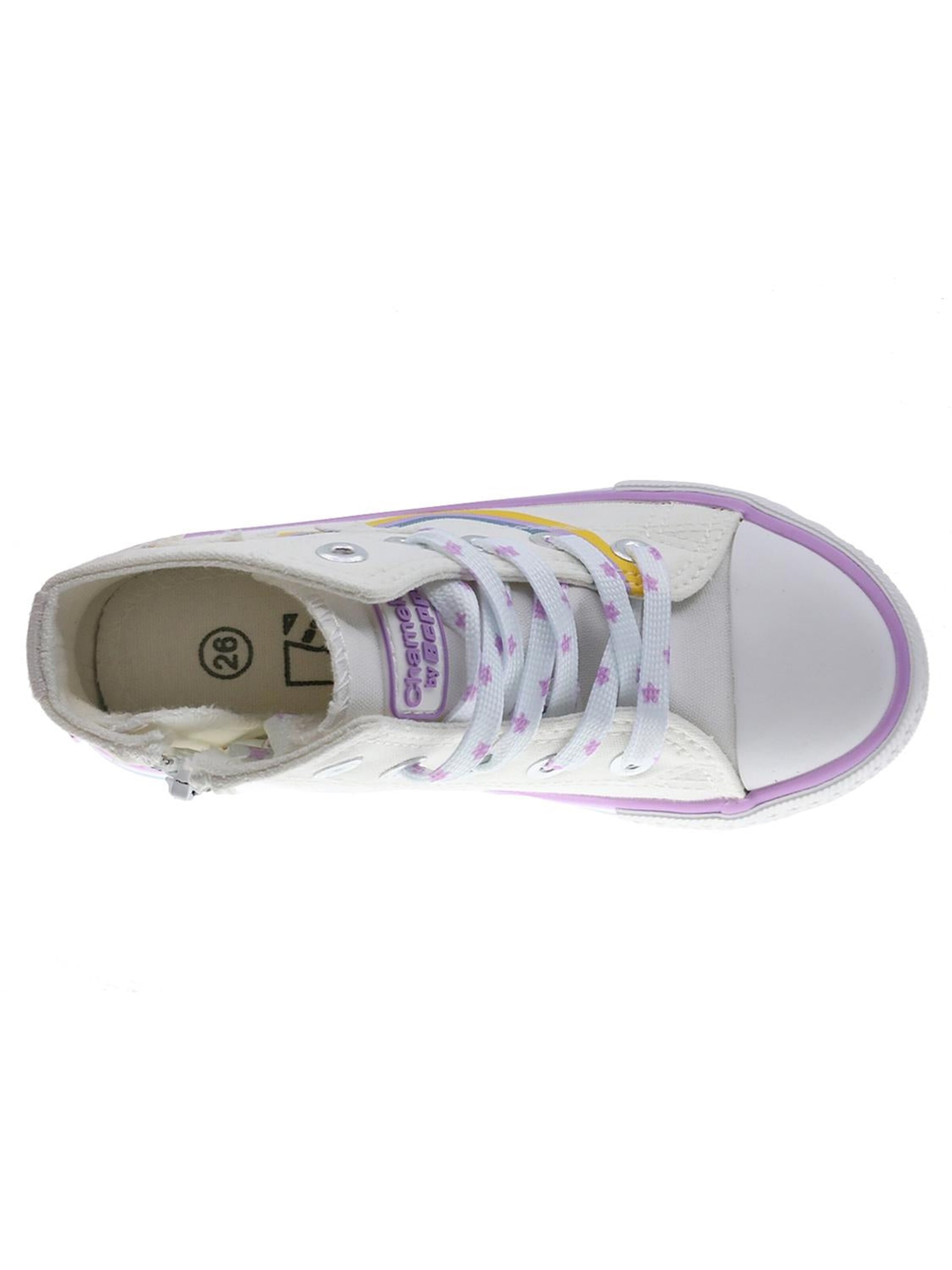 Beppi Sneakers 'Canvas Boot' in Wit