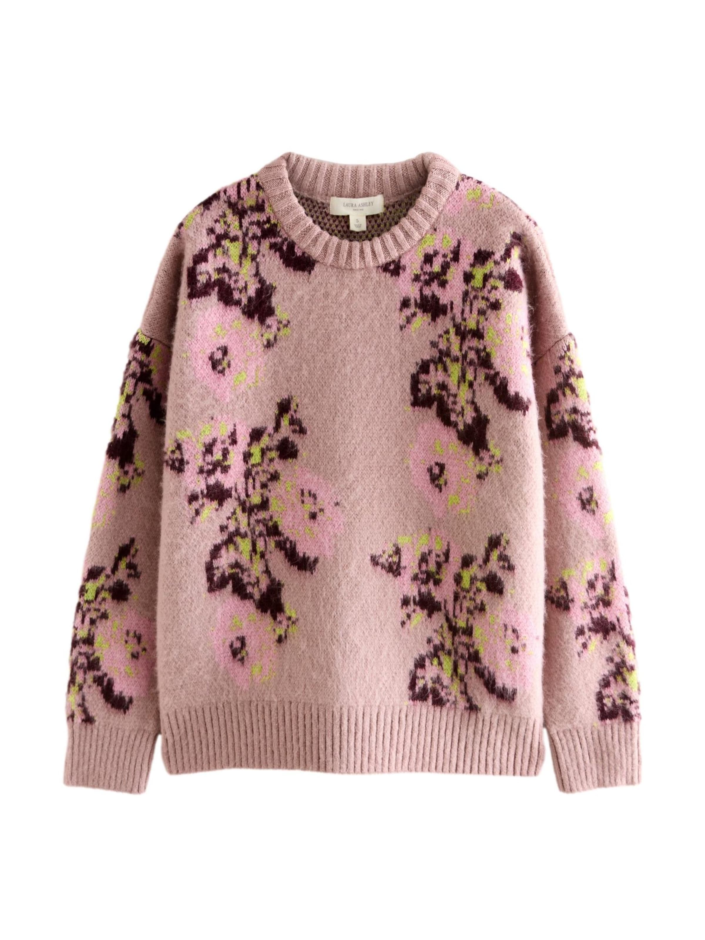 LAURA ASHLEY Sweater in Pink: front