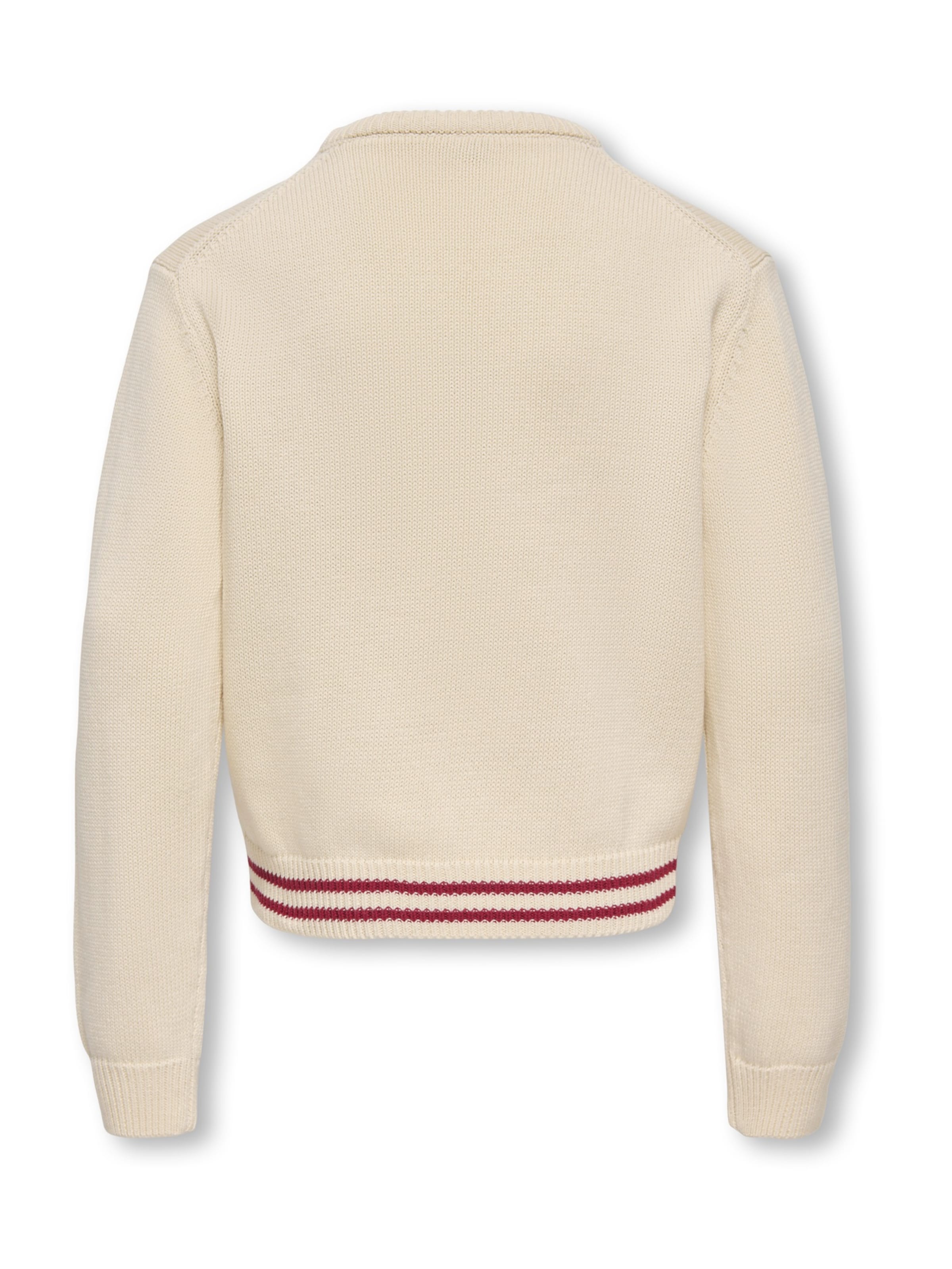ONLY GIRLS Sweater 'KOGJENNY' in Beige