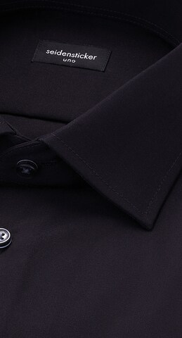 Coupe slim Chemise business SEIDENSTICKER en noir