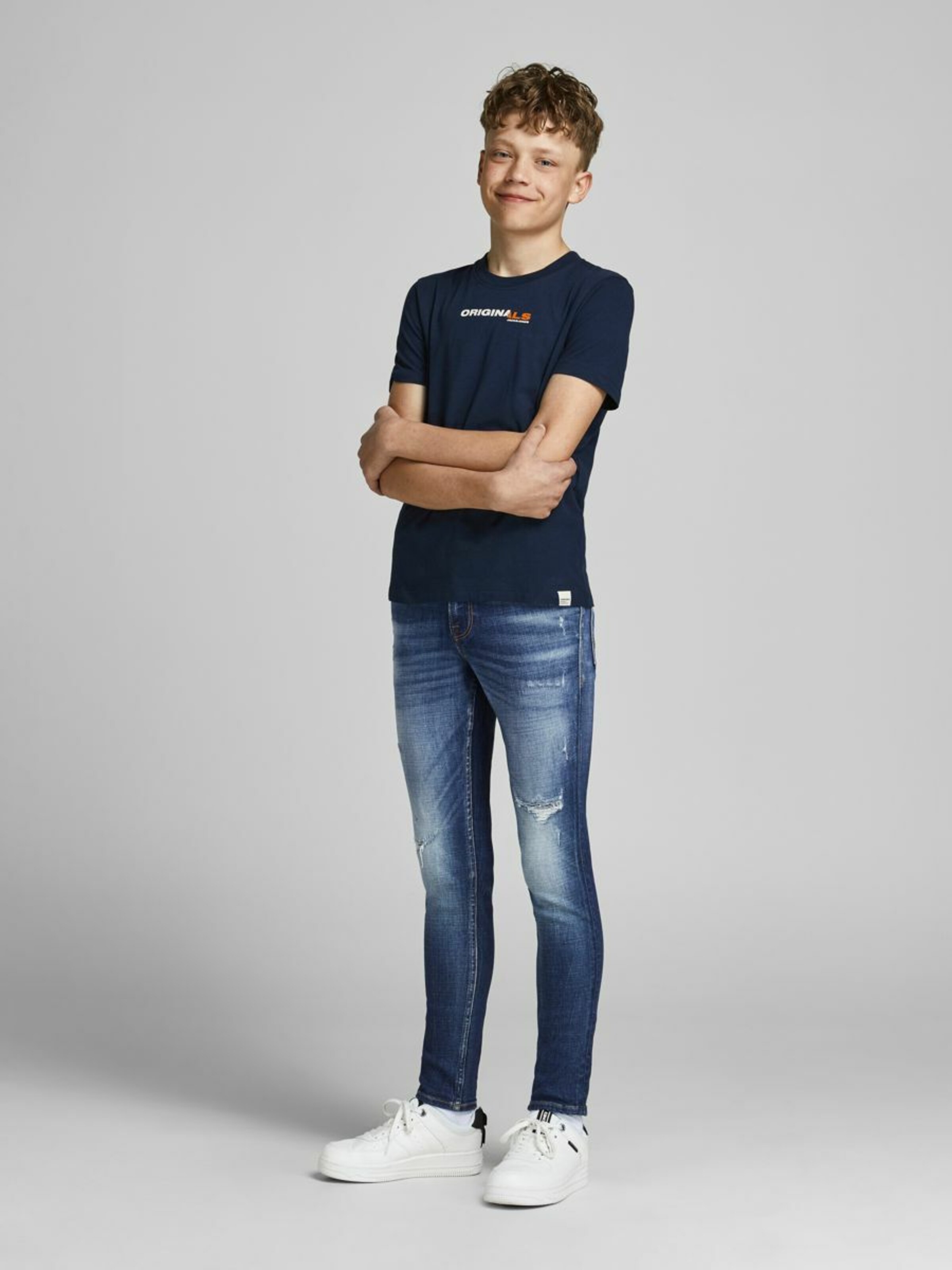 Kinder Teens (Gr. 140-176) Jack & Jones Junior Jeans 'Liam' in Blau - FH97563 Kinder Teens (Gr. 140-176) Jack & Jones Junior Jeans 'Liam' in Blau - FH97563