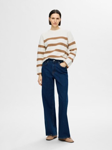 SELECTED - Jersey 'SLFBLOOMIE' en blanco