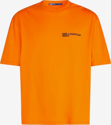 KARL LAGERFELD JEANS Tričko – oranžová: přední strana