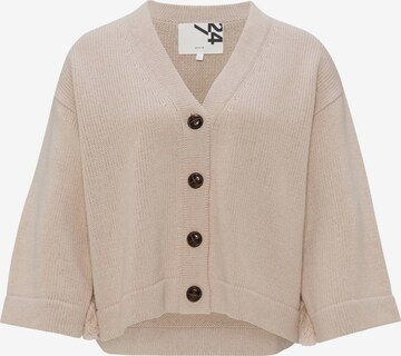 OPUS Knit Cardigan 'Difransi' in Beige: front