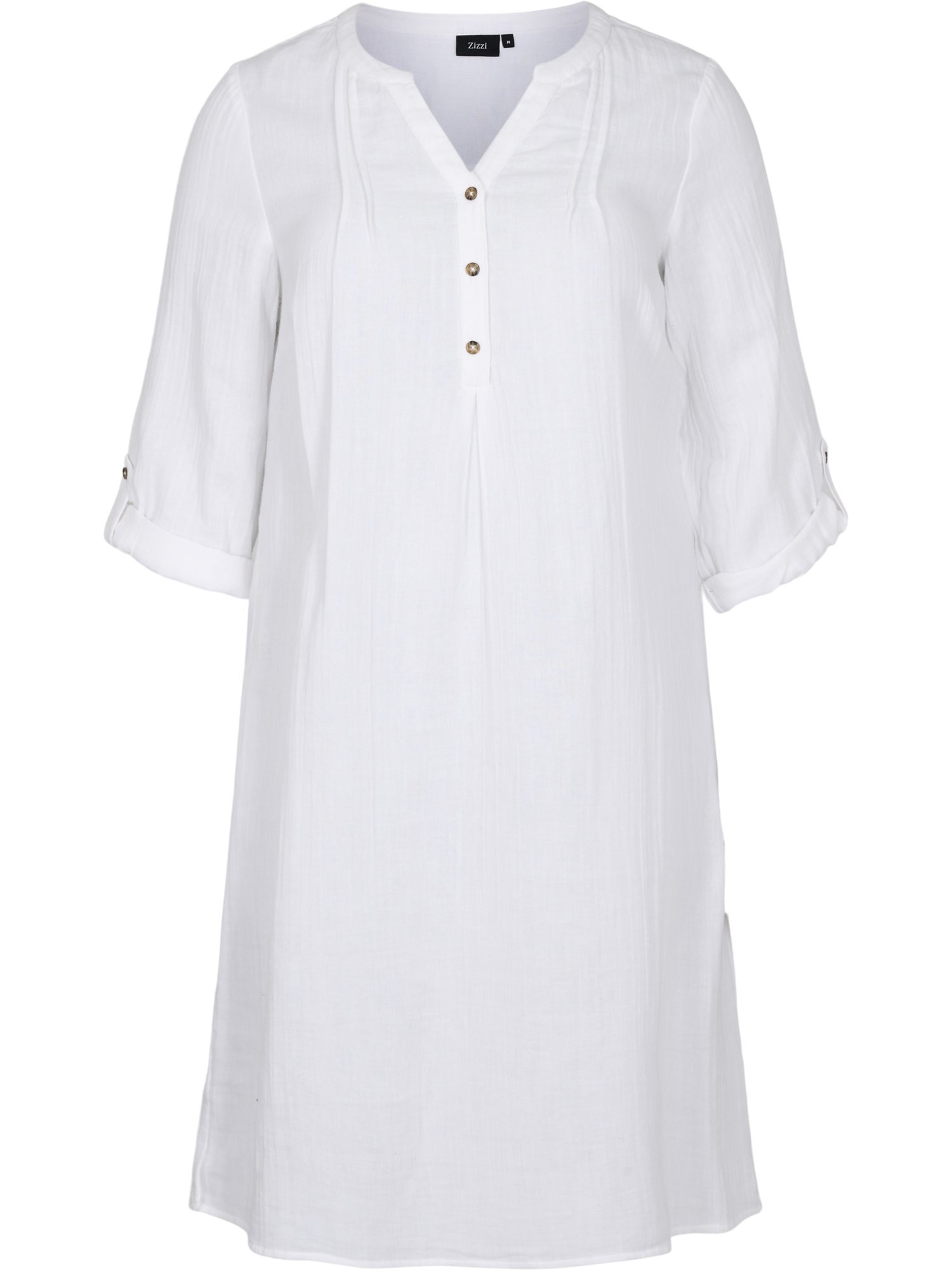 6zNXy Abbigliamento Zizzi Abito camicia VVIVU in Bianco 