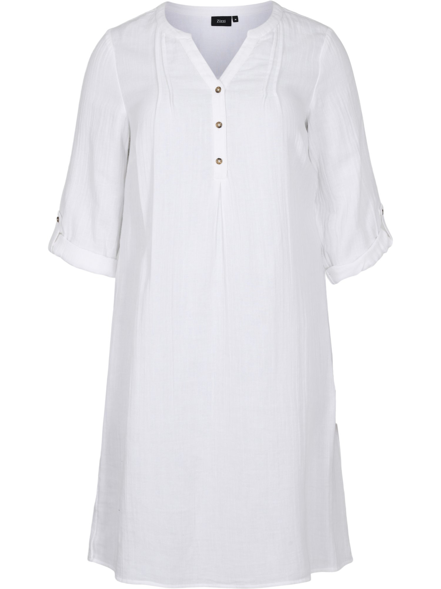 6zNXy Abbigliamento Zizzi Abito camicia VVIVU in Bianco 6zNXy Abbigliamento Zizzi Abito camicia VVIVU in Bianco