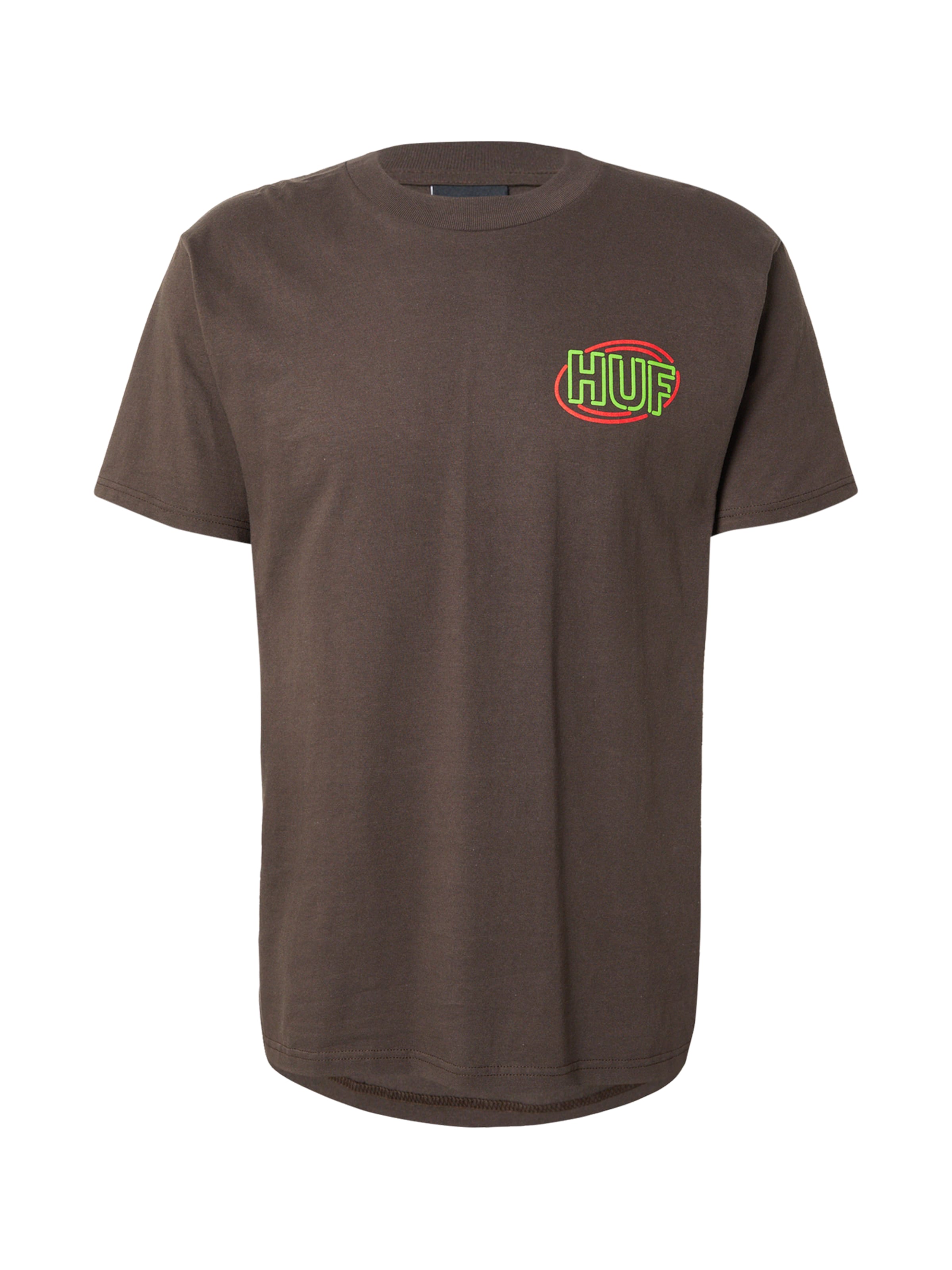 T-Shirt 'Promo' HUF en marron : devant