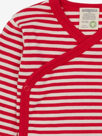 Tutina / body per bambino di loud + proud in rosso