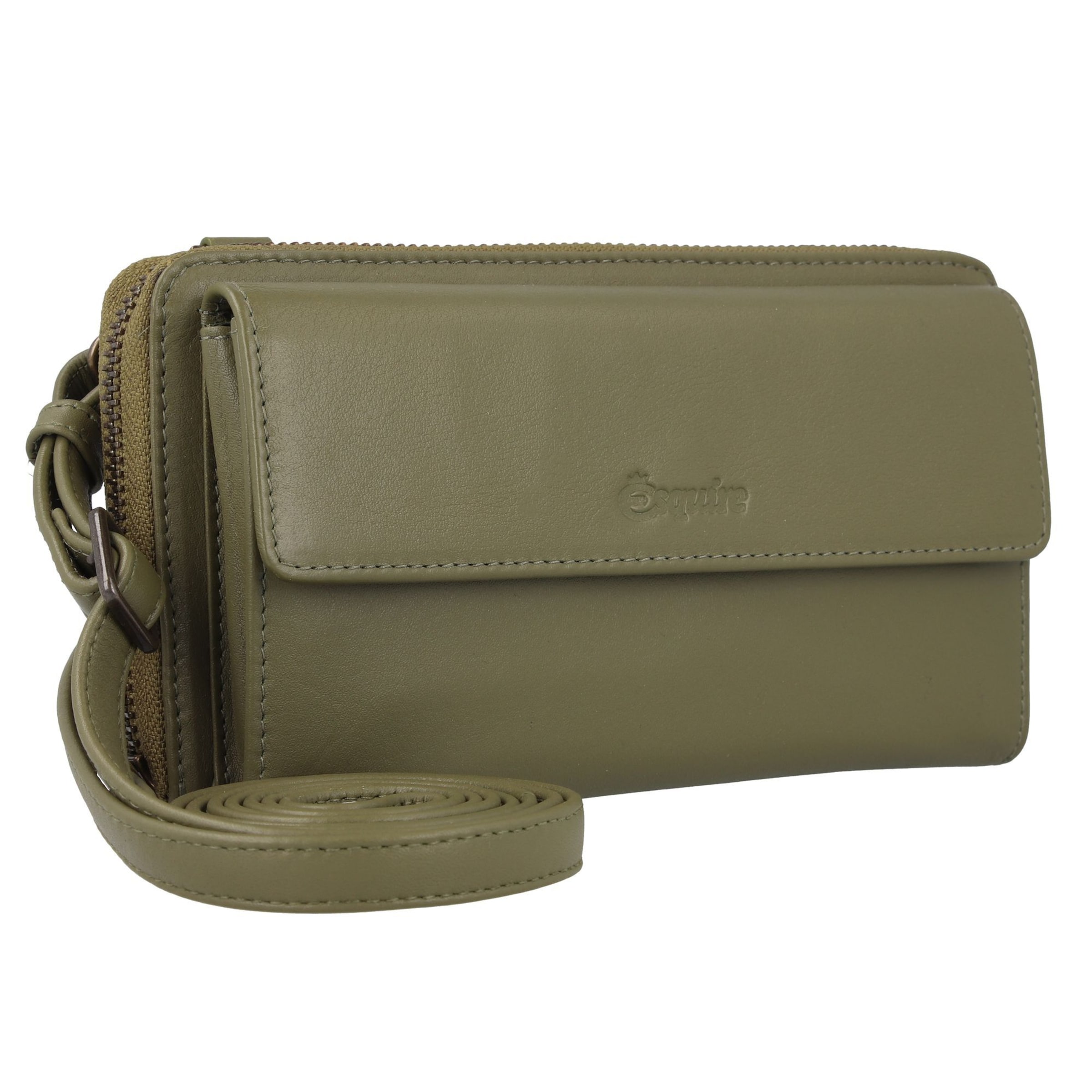 Esquire Crossbody Bag 'Peru' in Green