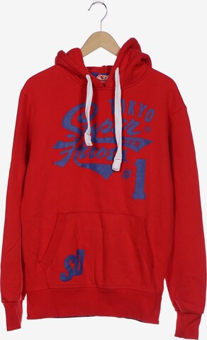 Superdry Sweatshirt & Zip-Up Hoodie in M in Red: front