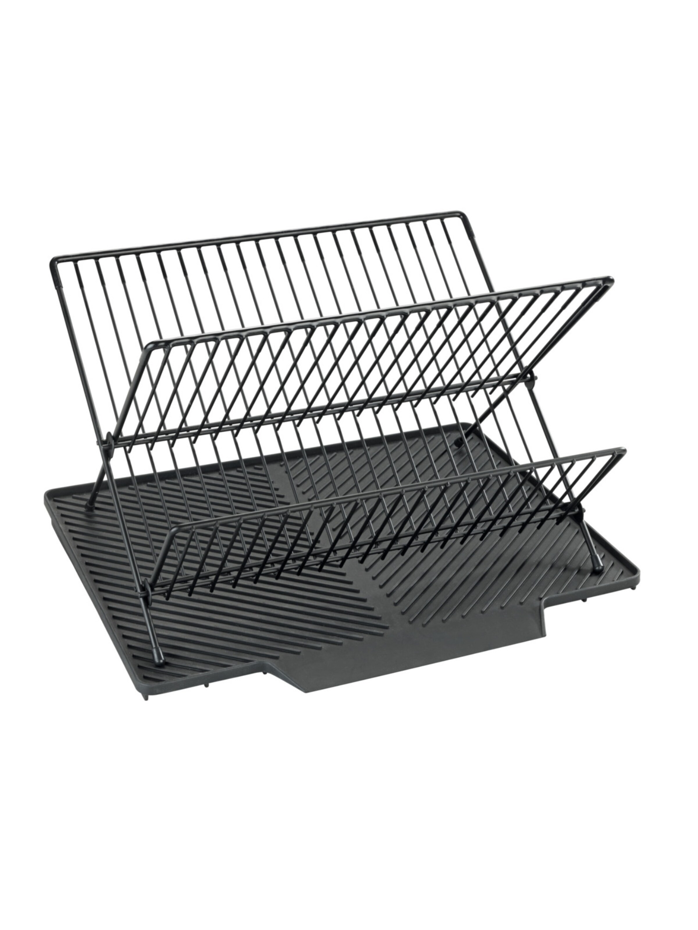 Wenko Abtropfmatte 'Nelia' in Schwarz: Vorderseite