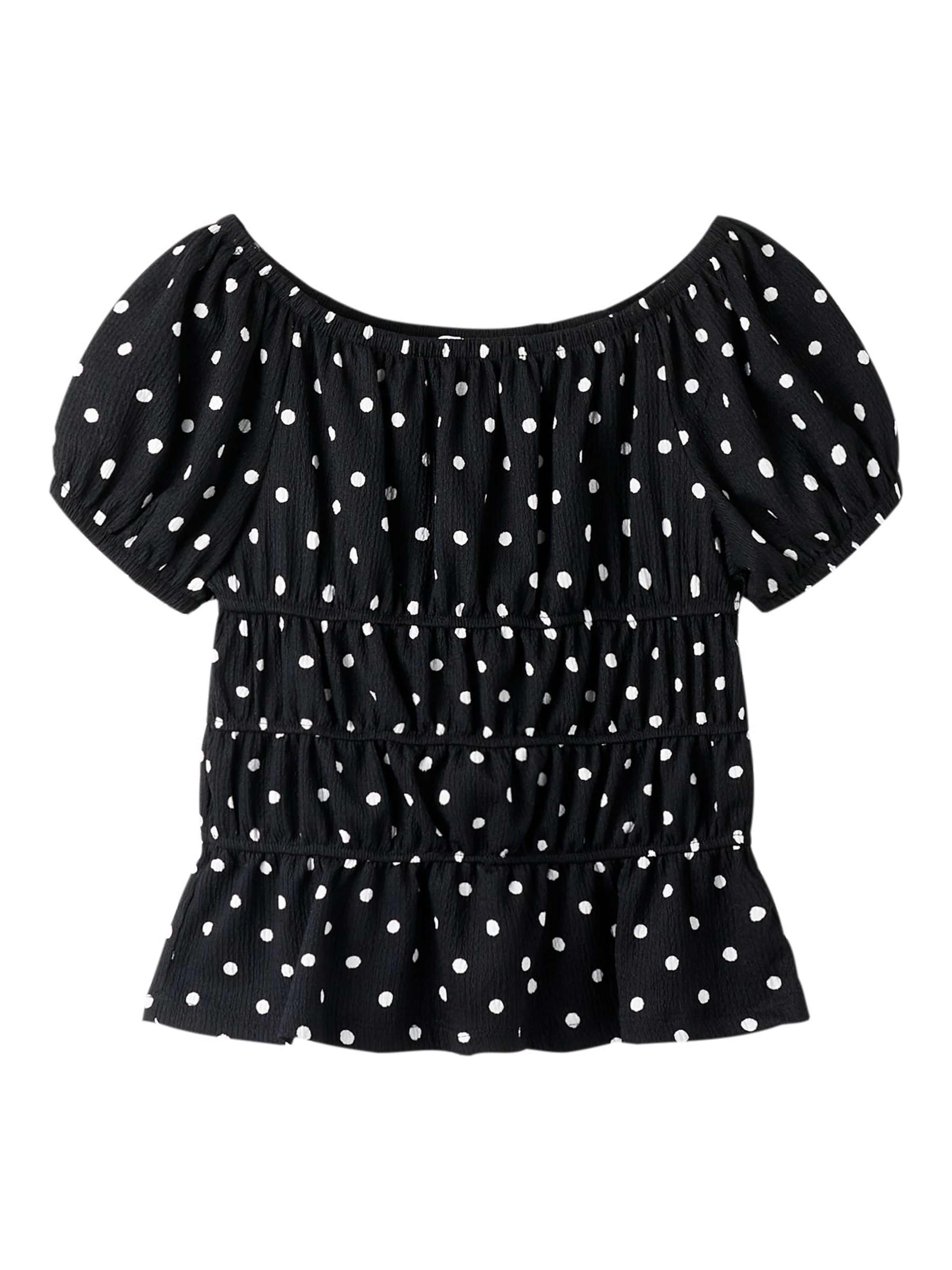 NAME IT - Blusa en negro: frente