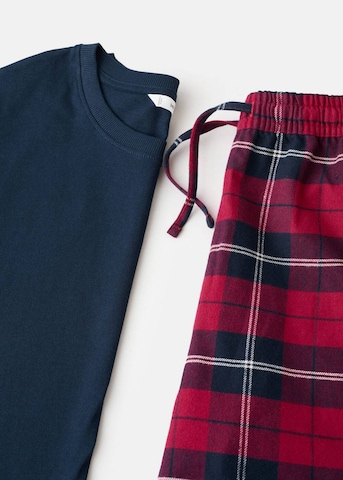 MANGO TEEN Schlafanzug 'Chris' in Blau