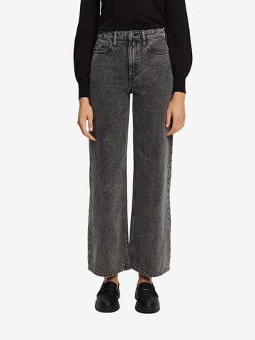 ESPRIT Wide leg Jeans in Grey: front