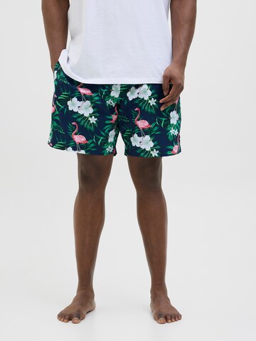 Jack & Jones Plus Swimming shorts 'JPSTMaui' in Blue: front