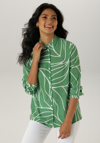 Aniston SELECTED Blouse in Green: front