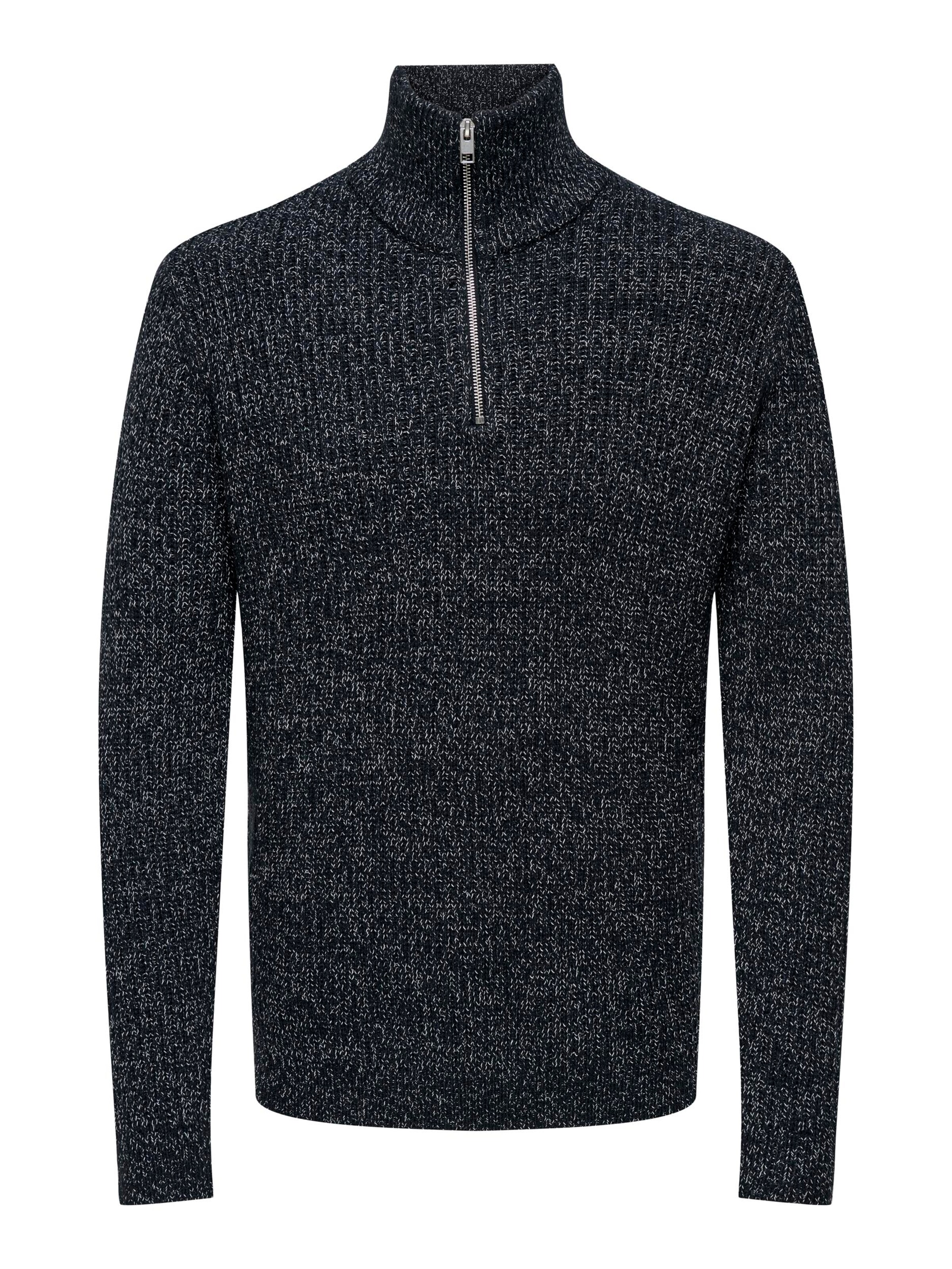 Pull-over 'Malaki' Only & Sons en bleu : devant