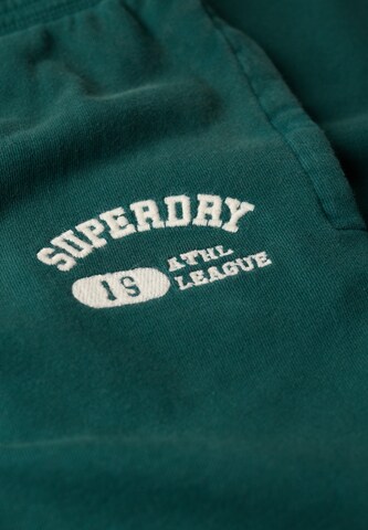 Bootcut Pantalon 'Athletic Essentials' Superdry en vert
