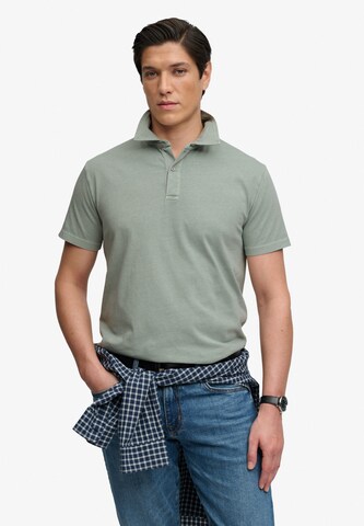 Superdry & Co Super Slim Fit Shirt 'Essential' in Green: front