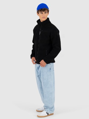 Alife and Kickin Fleece Jacket 'RocAK' in Black