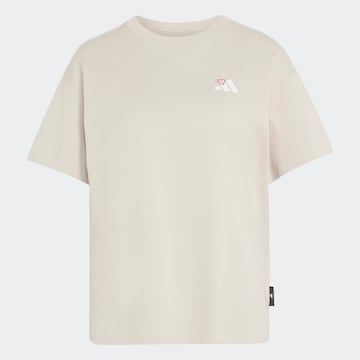 ADIDAS SPORTSWEAR Performance Shirt in Beige: front