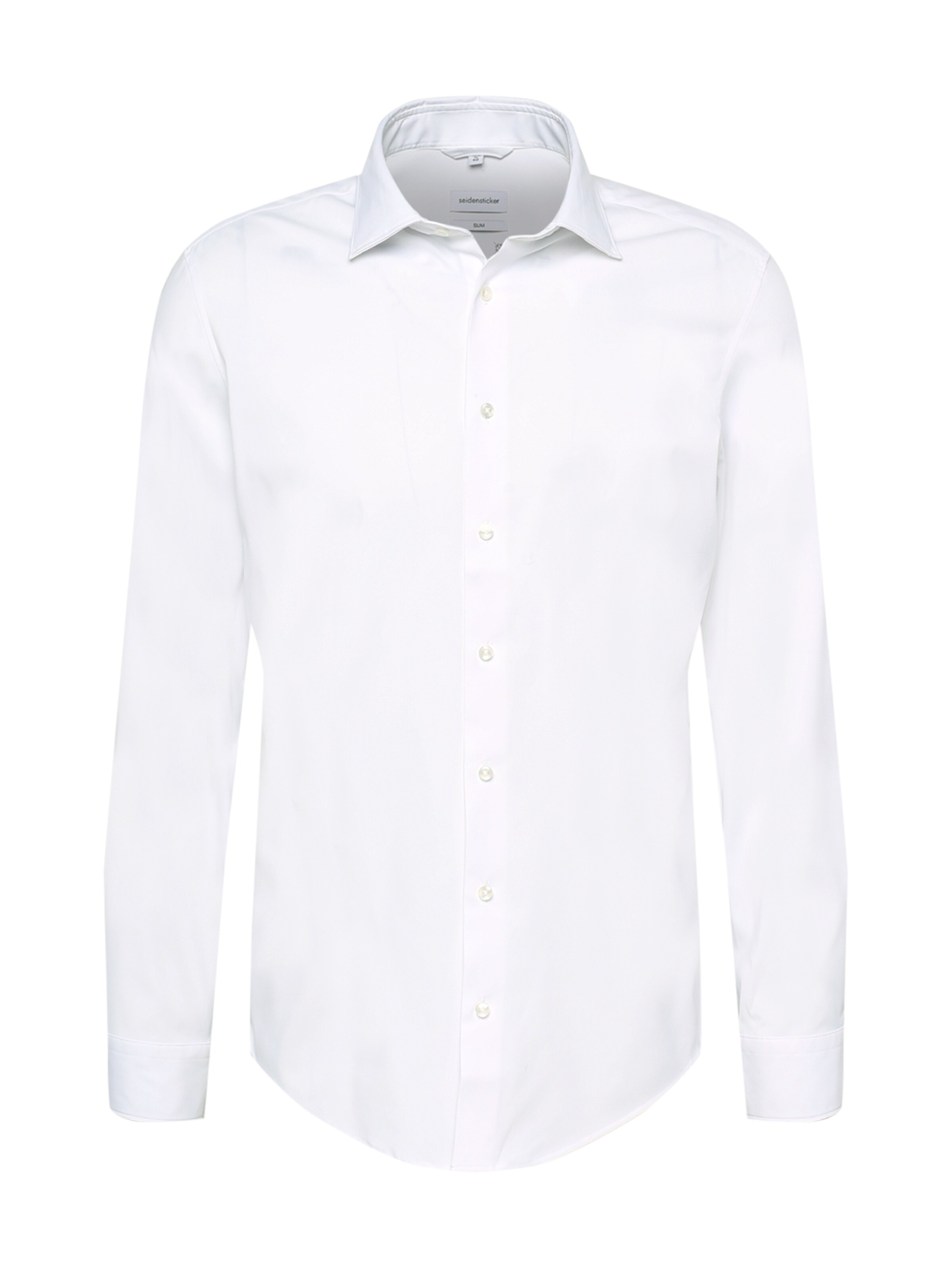 SEIDENSTICKER Slim fit Zakelijk overhemd in Wit: voorkant