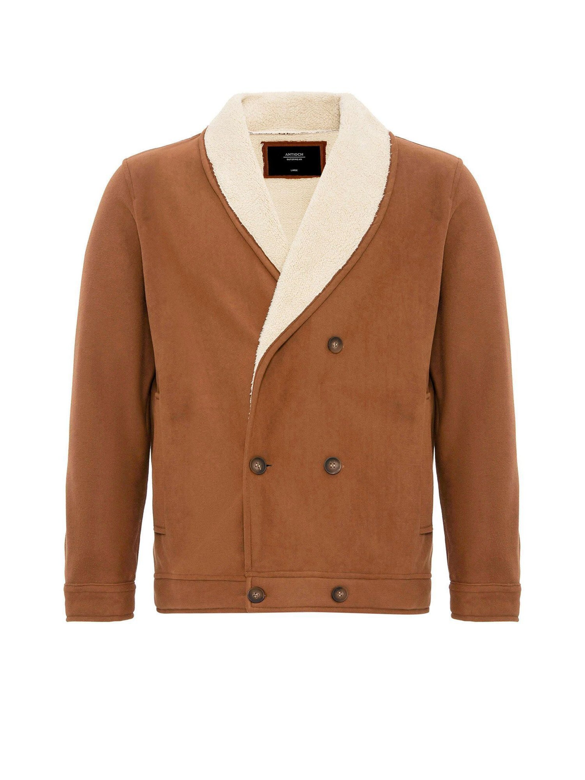 Antioch Tussenjas in Bruin: voorkant