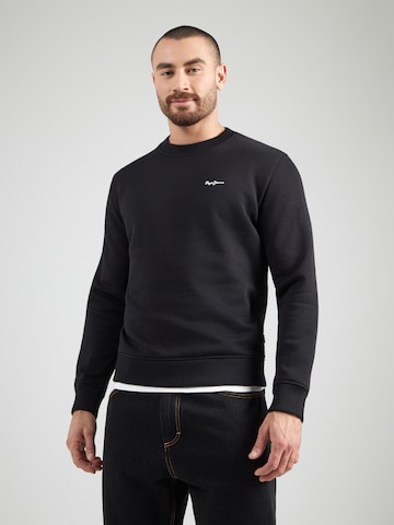 Pepe Jeans Mikina 'Griffin' – černá: přední strana