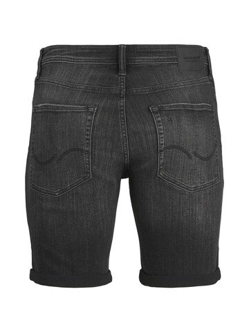 JACK & JONES Skinny Shorts 'LIAM' in Schwarz